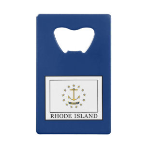 Rhode Island Credit Card Bottle Opener