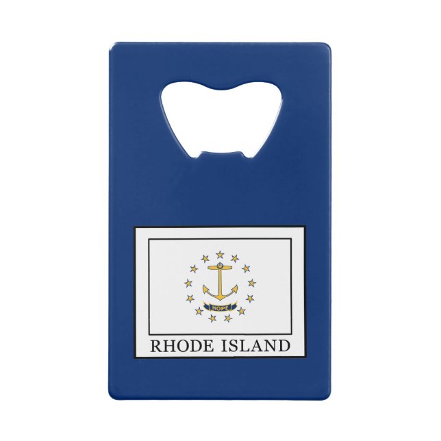 Rhode Island Credit Card Bottle Opener (Front)