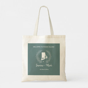 Rhode Island Destination Wedding Welcome Guests   Tote Bag