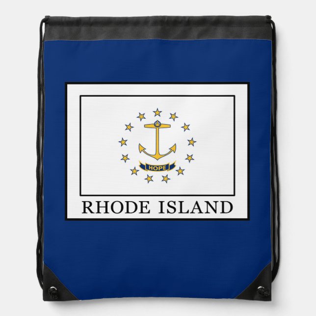 Rhode Island Drawstring Bag (Front)