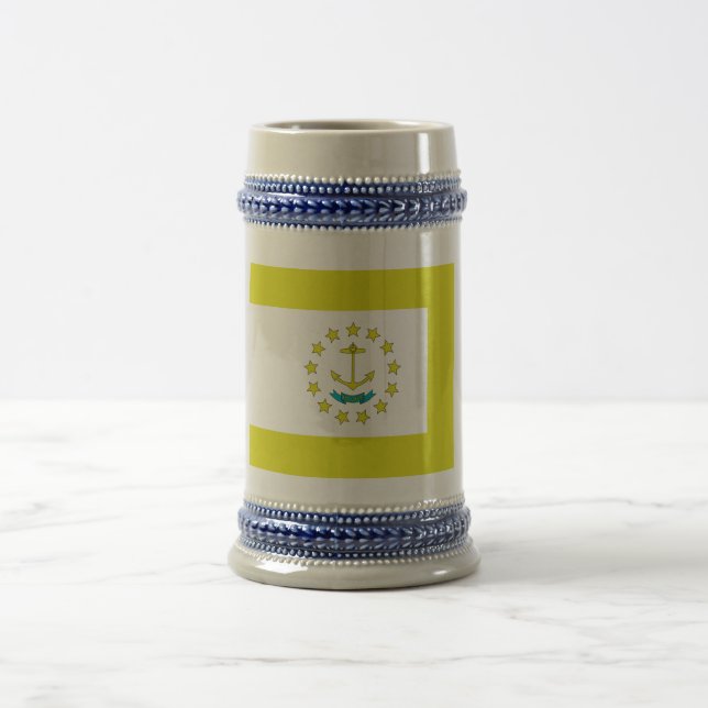 Rhode Island flag Beer Stein (Center)