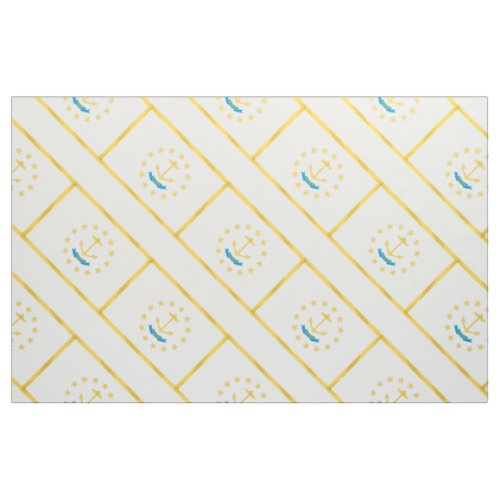 RHODE ISLAND Flag Fabric