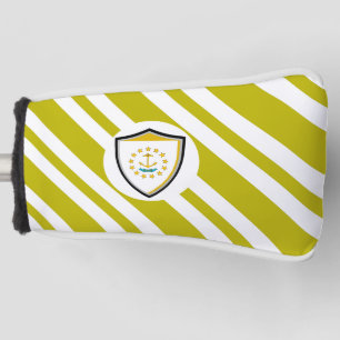 Rhode island flag golf head cover