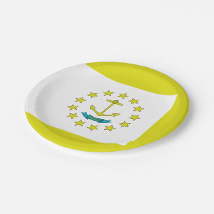 Rhode Island flag Paper Plates