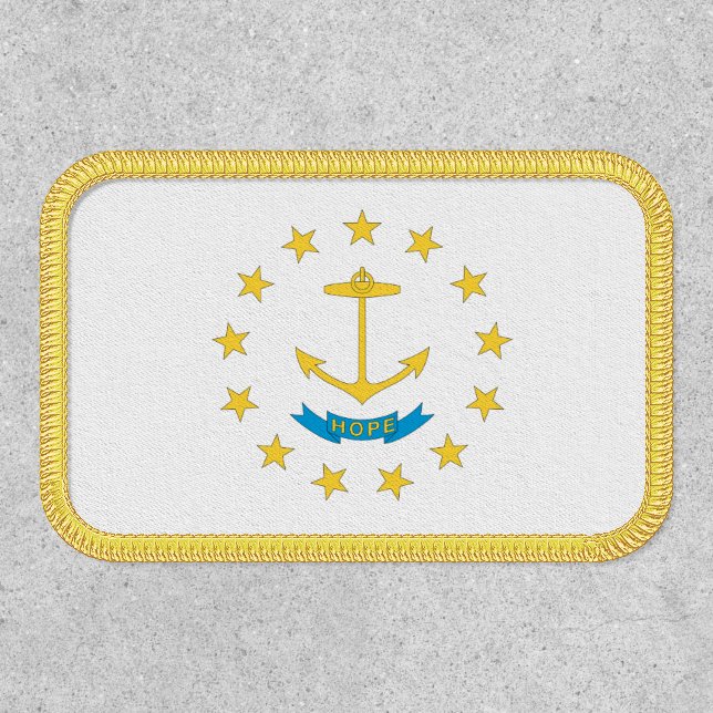 Rhode Island Flag Patch (Front)