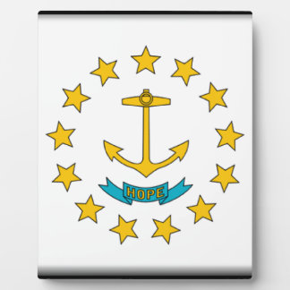 Rhode Island Flag Plaque