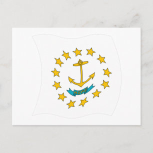 Rhode Island Flag Postcard