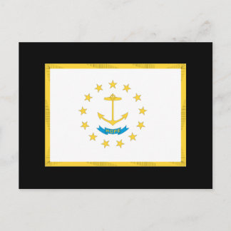 RHODE ISLAND FLAG POSTCARD