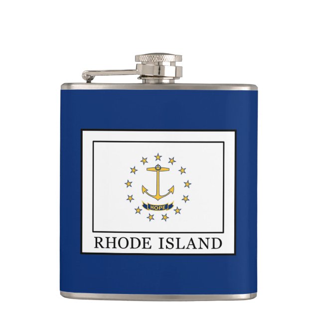Rhode Island Flask (Front)