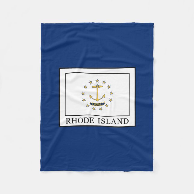 Rhode Island Fleece Blanket (Front)