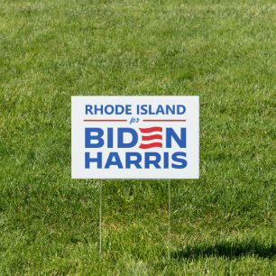Rhode Island for Biden Harris Sign