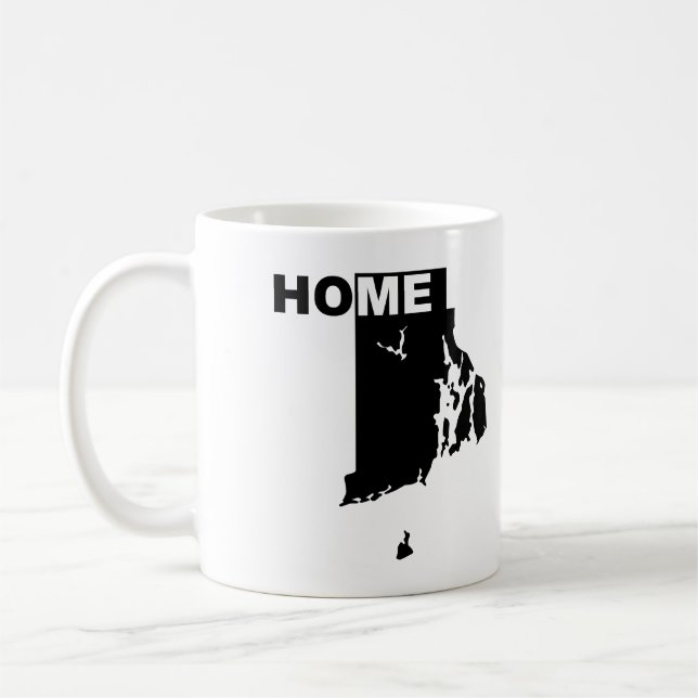 Rhode Island Home Away From State Mug Travel Mug (Left)