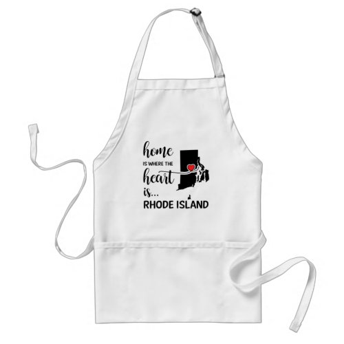 Rhode Island home is where the heart is Adult Apron