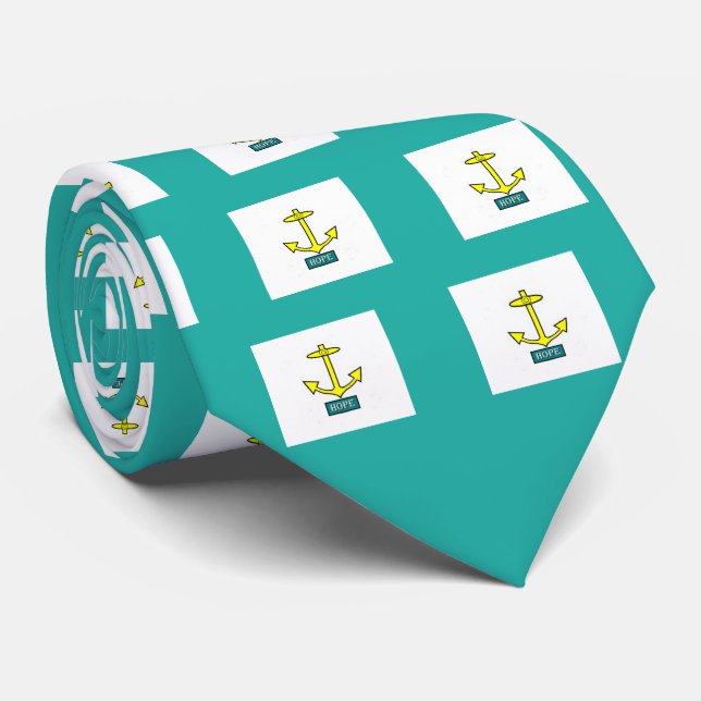 Rhode Island Hope Anchor Tie (Rolled)