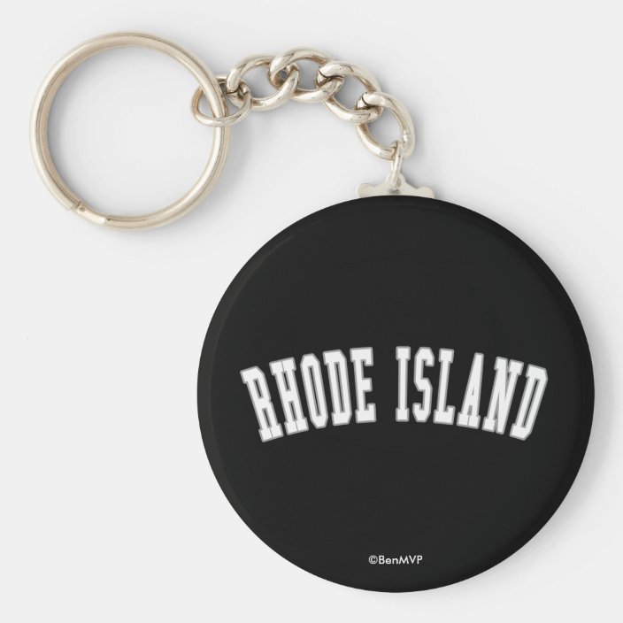 Rhode Island Key Chain