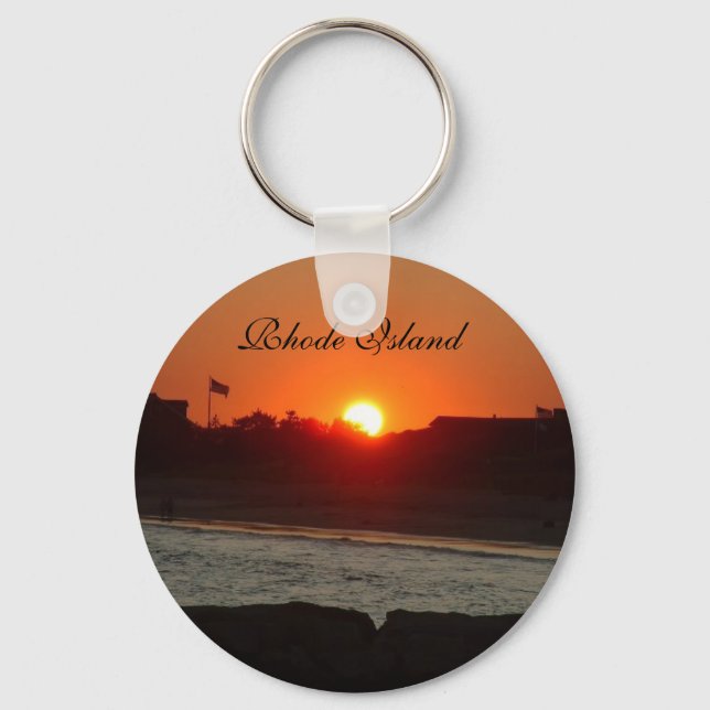Rhode Island Keychain (Front)