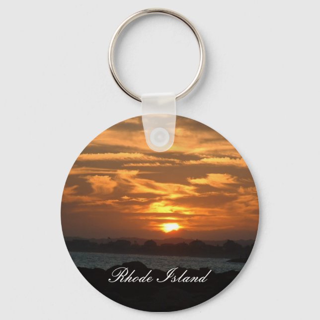 Rhode Island Keychain (Front)