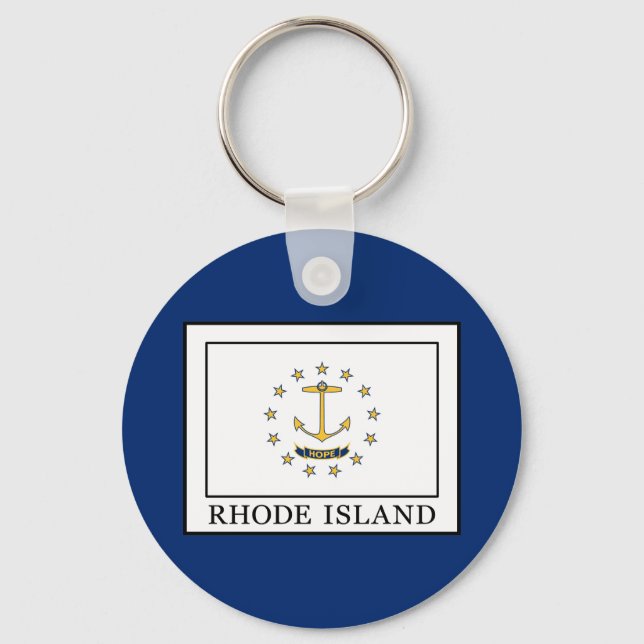 Rhode Island Keychain (Front)