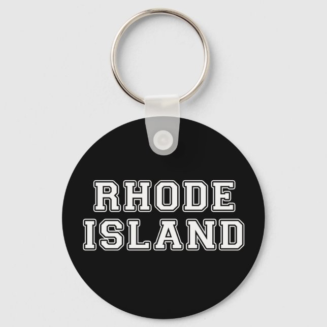 Rhode Island Keychain (Front)