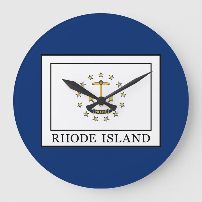 Rhode Island Large Clock (Front)