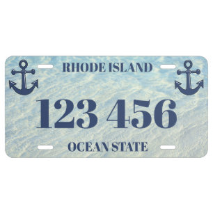 Rhode Island License Plate