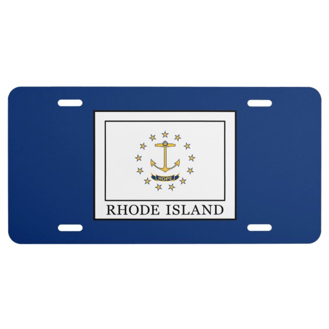 Rhode Island License Plate (Front)