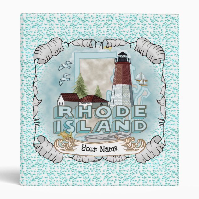 Rhode Island Lighthouse Binder (Front)