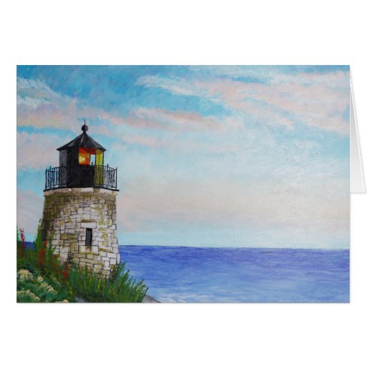 Rhode Island Lighthouse Cards (Front Horizontal)