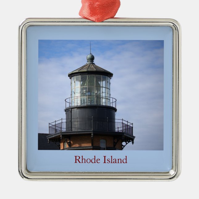 Rhode Island Lighthouse Ornament (Front)