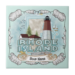 Rhode Island  Lighthouse tile