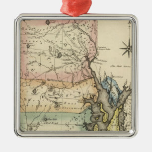 Rhode Island Metal Ornament