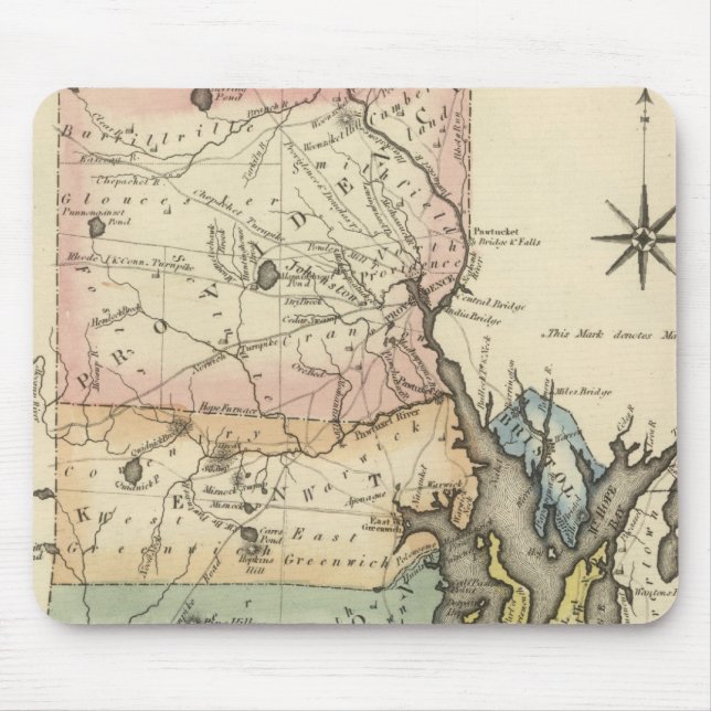 Rhode Island Mouse Pad (Front)