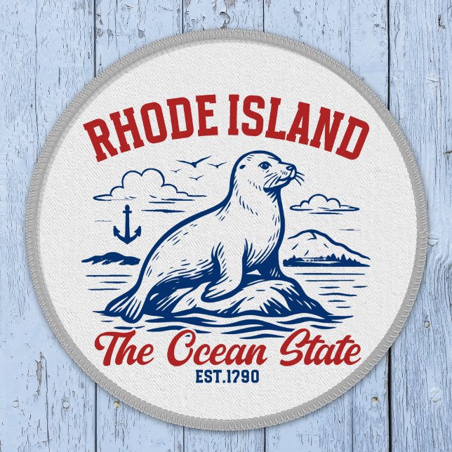 Rhode Island Ocean State Seal Design Patch (Creator Uploaded)