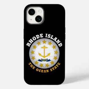 RHODE ISLAND OCEAN STATE STATE FLAG Case-Mate iPhone 14 CASE