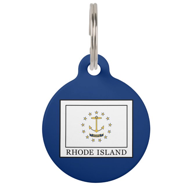 Rhode Island Pet ID Tag (Front)