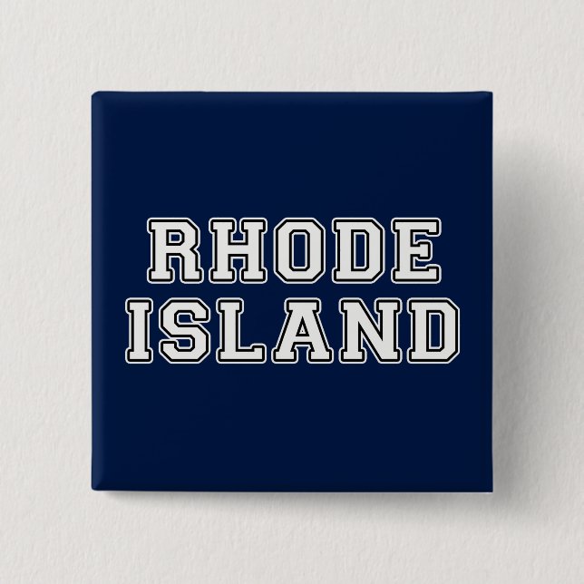 Rhode Island Pinback Button (Front)
