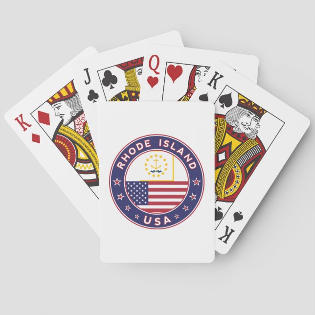 Rhode Island Poker Cards (Back)