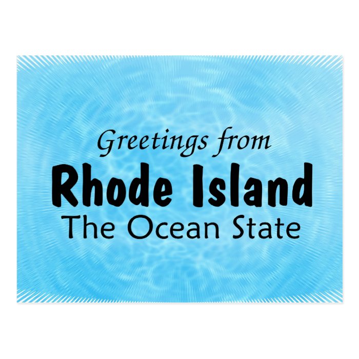 Rhode Island Post Card