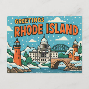 RHODE ISLAND Postcard
