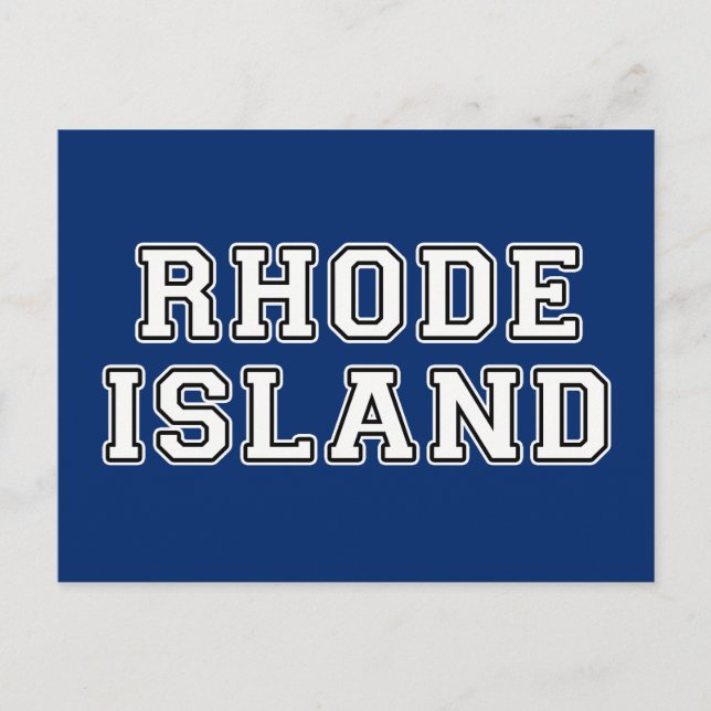 Rhode Island Postcard (Front)
