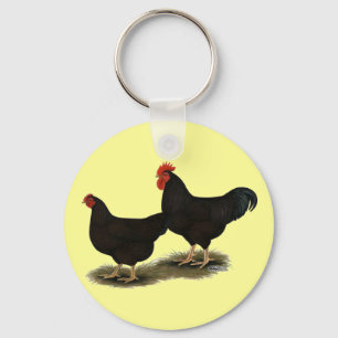 Rhode Island Red Bantams Keychain
