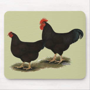 Rhode Island Red Bantams Mouse Pad