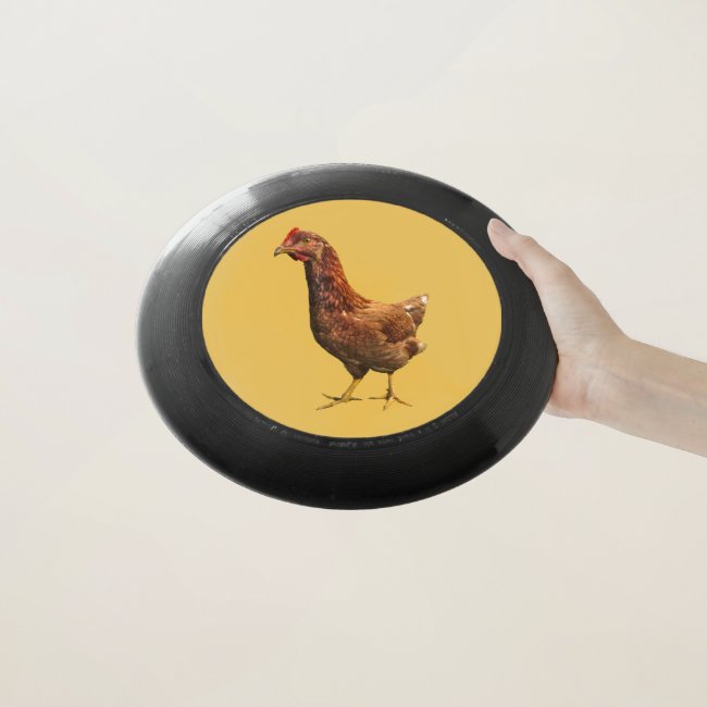 Rhode Island Red Hen Chicken Frisbee