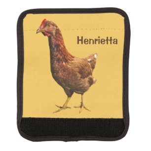Rhode Island Red Hen Chicken Luggage Handle Wrap