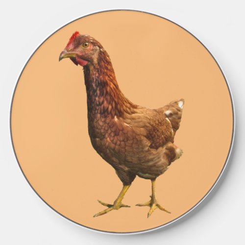 Rhode Island Red Hen Chicken Wireless Charger