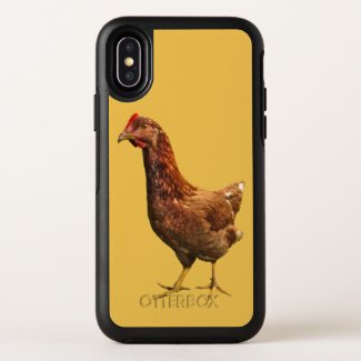 Rhode Island Red Hen OtterBox iPhone X Case