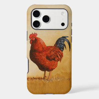 Rhode Island Red Rooster Chicken iPhone 17 Pro Max Case