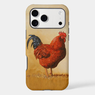 Rhode Island Red Rooster Chicken iPhone 17 Pro Max Case