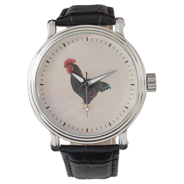 Rhode Island Red Rooster Watch (Front)
