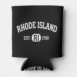Rhode Island Retro Vintage Rhode Island Ri Can Cooler